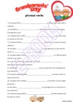 GRANDPARENTS' DAY - phrasal verbs