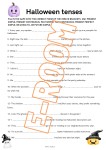 E8 HALLOWEEN TENSES