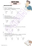 MULTIPLE CHOICE DIALOGUES