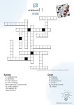 E8 CROSSWORDS