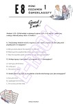 MINI E8 EXAM 1 & 2