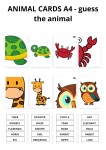 ANIMALS FLASHCARDS