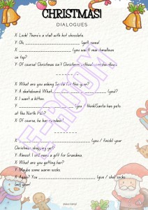 CHRISTMAS WORKSHEETS A2/B1