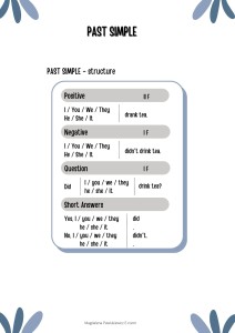 PAST SIMPLE - MEGA ZESTAW