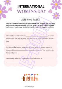 WOMEN'S DAY - E8 EXAM TASKS