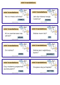 MINI TRANSLATIONS