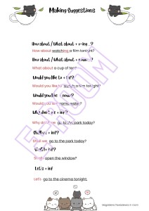 MAKING SUGGESTIONS