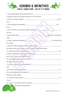GERUND & INFINITIVE B2