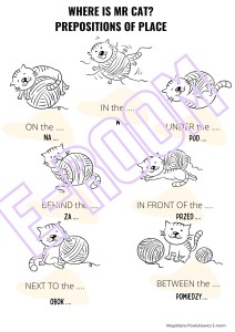 PREPOSITIONS OF PLACE A1/A2