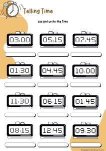 TELLING TIME