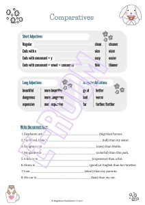 COMPARATIVES & SUPERLATIVES A2