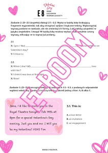VALENTINE'S DAY E8 MINI EXAM 