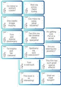 TRANSLATION CARDS GRADE 7