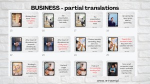 BUSINESS - PARTIAL TRANSLATIONS