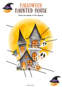 HALLOWEEN KIDS A1 WORKSHEETS