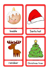 CHRISTMAS FLASHCARDS