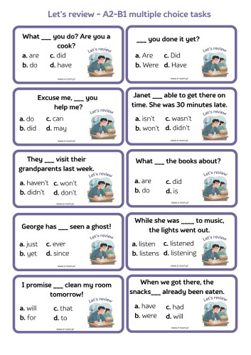 Let’s review - A2-B1 multiple choice cards.jpg